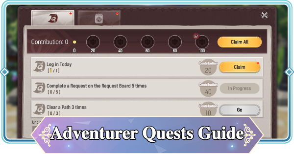 Adventurer Quests Guide - Daily Quest & Rewards | Mongil: Star Dive - GameWith