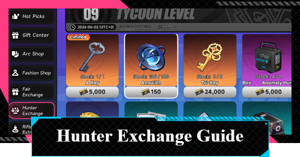 NTE | Hunter Exchange Shop Guide | Neverness to Everness - GameWith