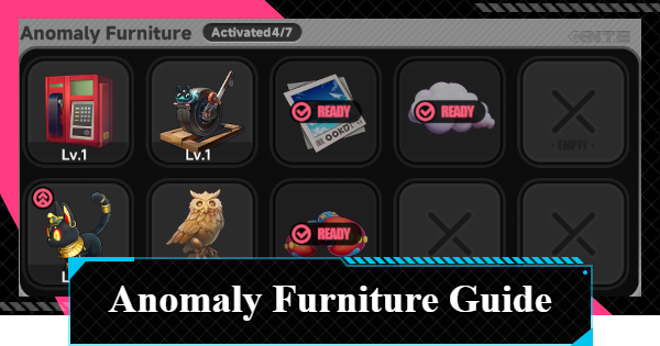 NTE | Anomaly Furniture - How to Unlock and Obtain | Neverness to Everness - GameWith