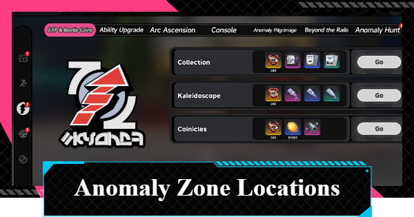 NTE | Anomaly Zone Guide - Locations and Materials | Neverness to Everness - GameWith