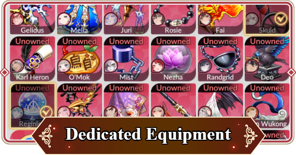 Seven Knights Rebirth | Dedicated Equipment Guide - GameWith