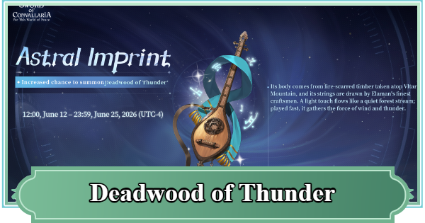 SoC | Deadwood of Thunder - Rating & Skill Effect | Sword of Convallaria - GameWith