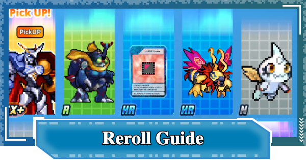How to Reroll Guide - Should You Reroll | Digimon UP - GameWith