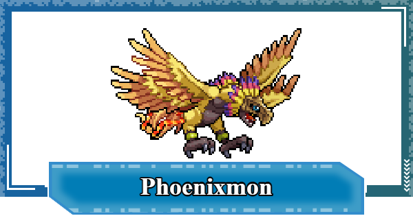 Phoenixmon - Skills & Digivolution Info | Digimon UP - GameWith