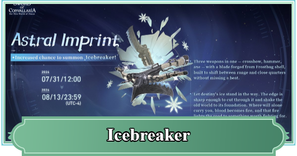 SoC | Icebreaker - Rating & Skill Effect | Sword of Convallaria - GameWith
