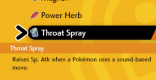 Throat Spray - Location