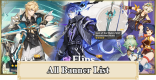All Banner List (February 2026) Character & Weapon Banner