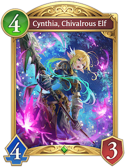 Cynthia, Chivalrous Elf