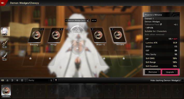 Duet Night Abyss How to Level Up Demon Wedge Step 1