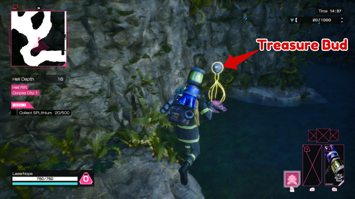 Let It Die Inferno Treasure Bud