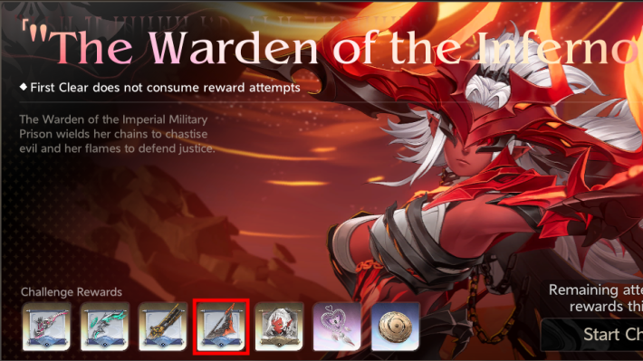 The Warden of the Inferno Drop
