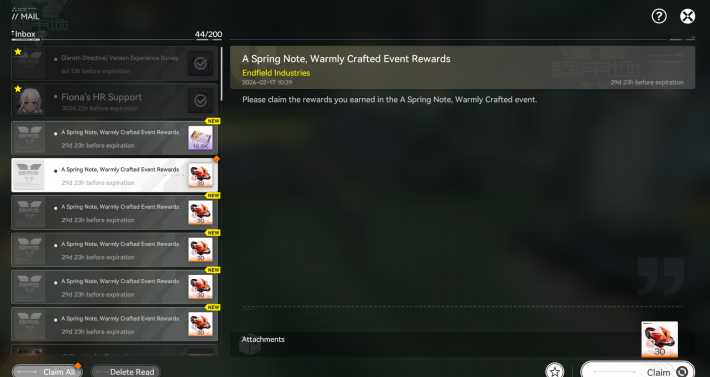 A Spring Note, Warmly Crafted Rewards in Mail