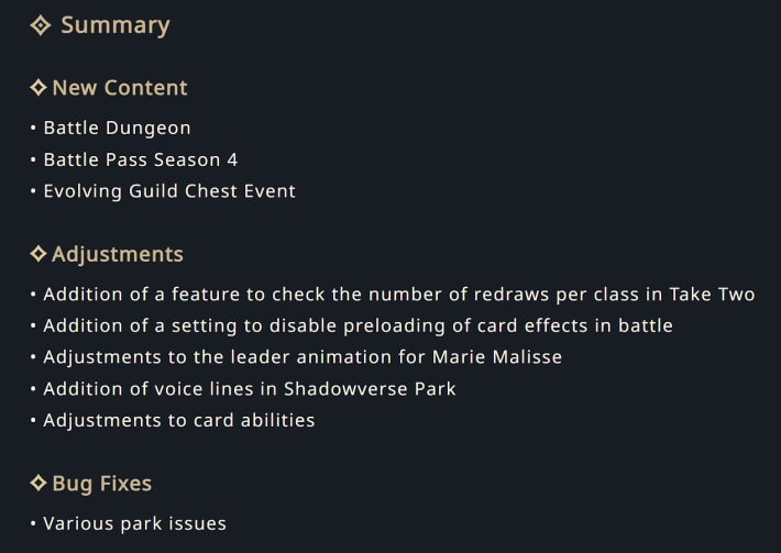 Battle Dungeon Update