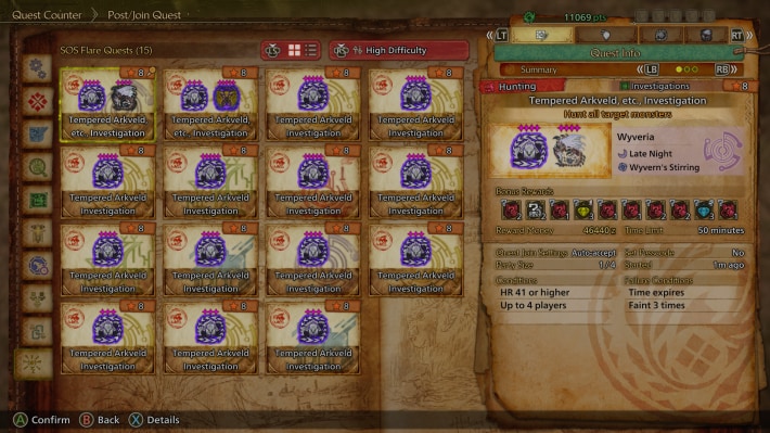 Search for a Lobby to Find Quests