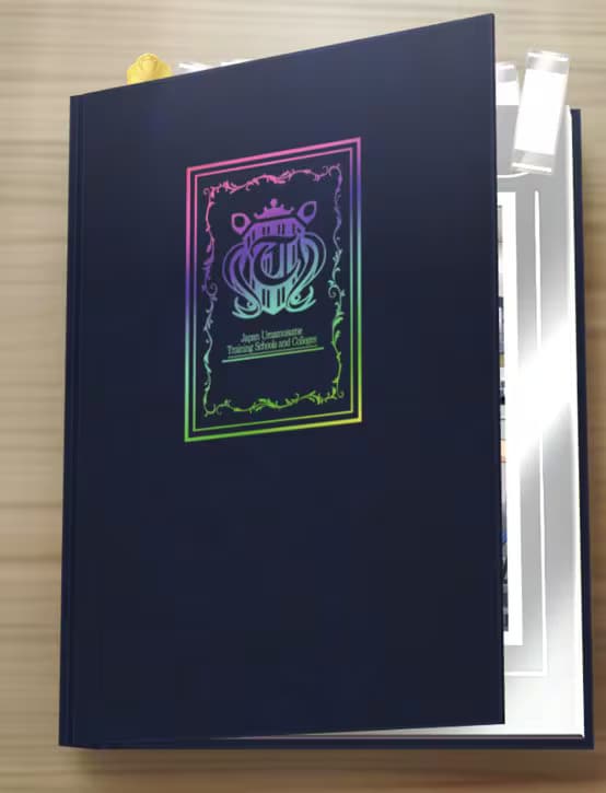 Rainbow-Colored Book Cover