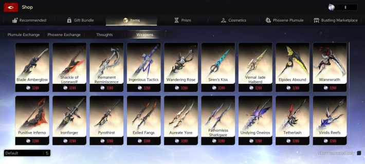 Duet Night Abyss (DNA) - Weapon Shop