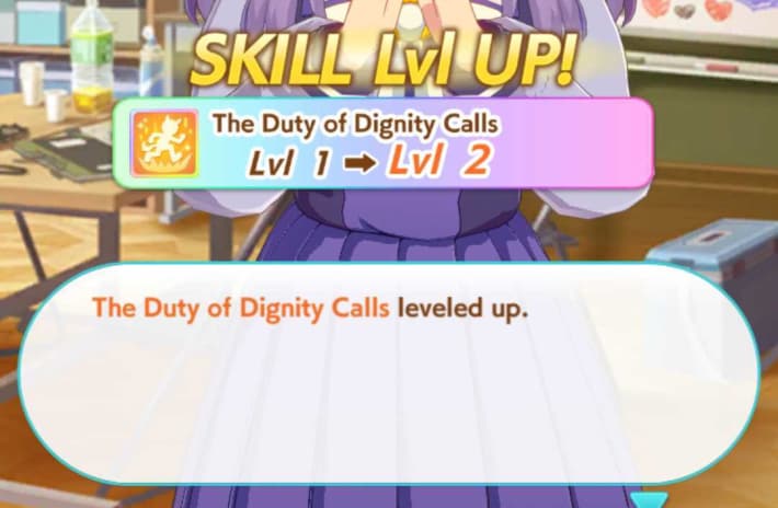 Unique Skill Level Up via Career
