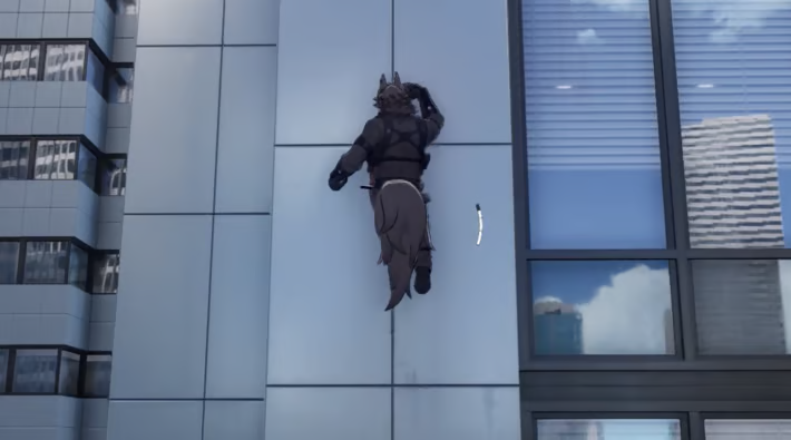 Pulsa el botón de salto mientras estés en una pared