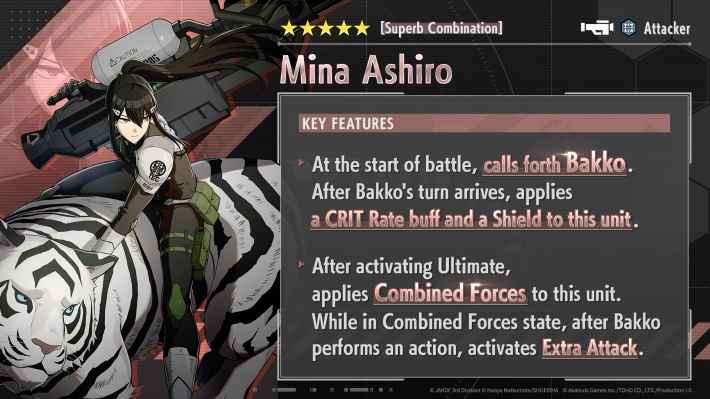 Kaiju No. 8 The Game Mina Ashiro Superb Combination