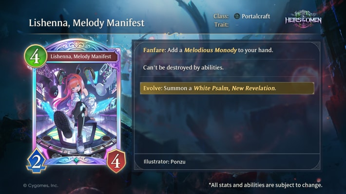 Lishenna, Melody Manifest