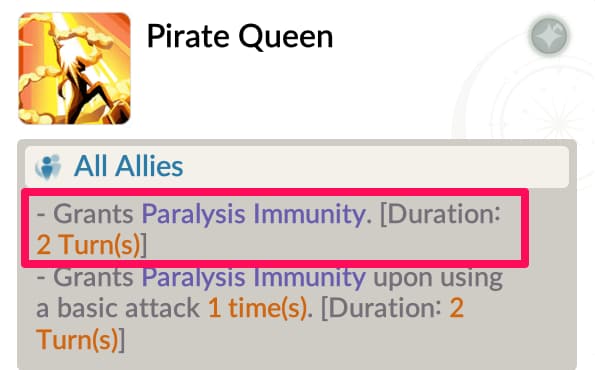 Paralysis Immunity