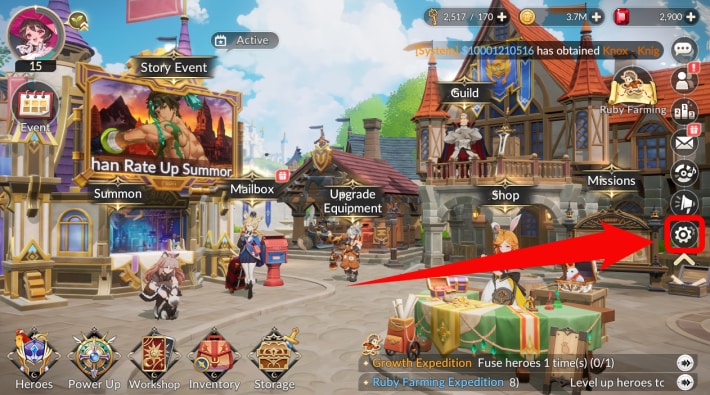  Coupon Codes - Go to the Settings menu Image