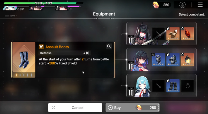 Equipment in Chaos