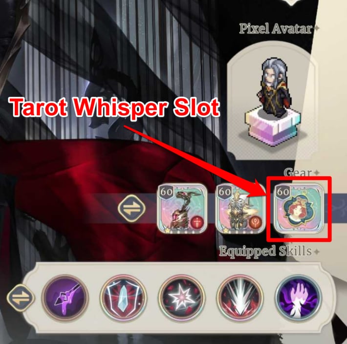 Sword of Convallaria (SoC) - Equipped Tarot