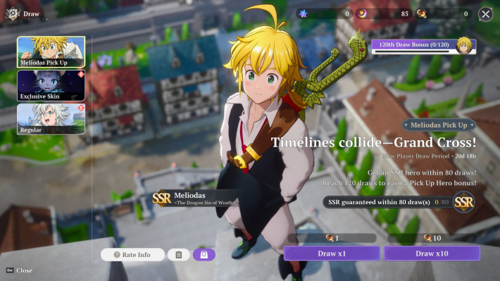 The Seven Deadly Sins Origin Gacha