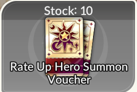 Rate Up Hero Summon Voucher