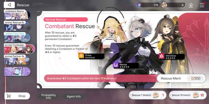 CZN Combatant Rescue