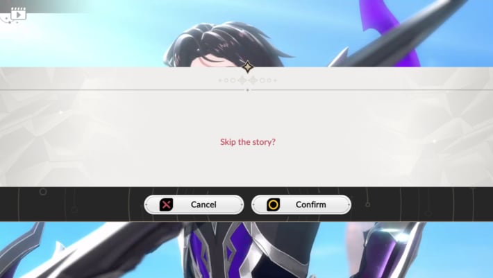 skip confirmation