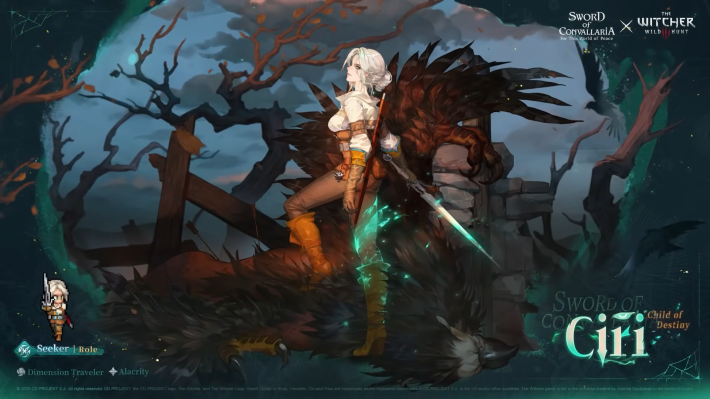 Sword of Convallaria (SoC) - Ciri Promo
