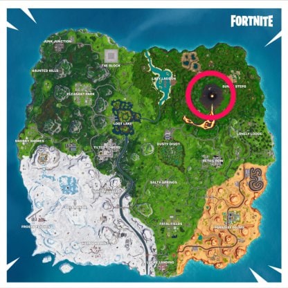 North of the Volcano map