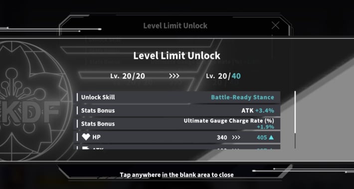 Level Limit Break