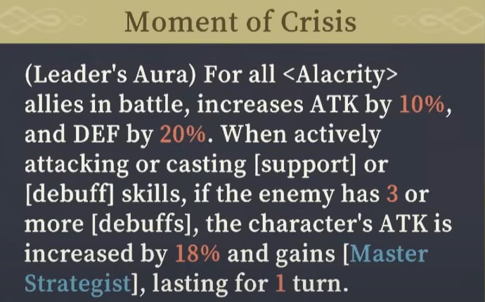 Sword of Convallaria (SoC) - Moment of Crisis