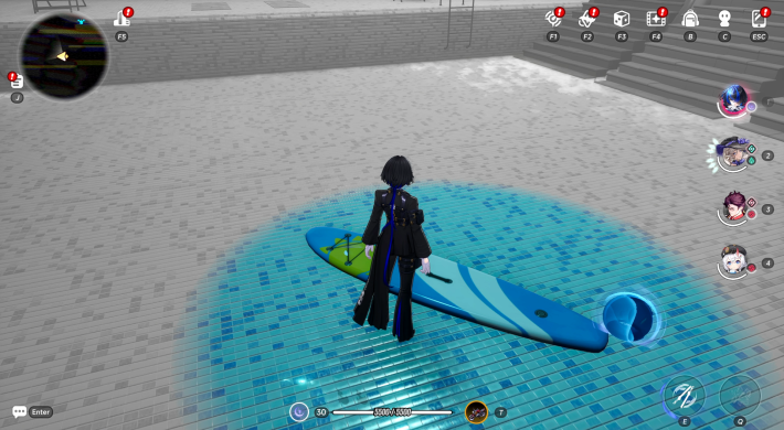 NTE Daffodill and a Surf Board