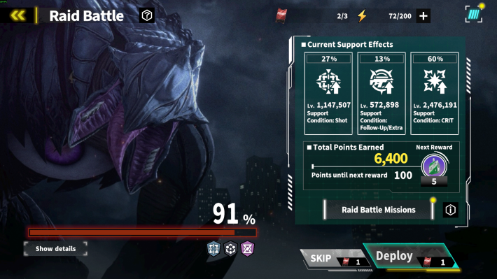 Kaiju No. 8 The Game Raid Battle Kaiju A