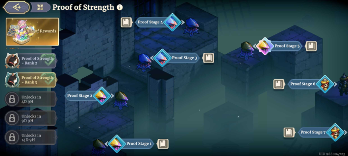 Sword of Convallaria (SoC) - Rank 3 Stages