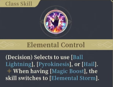 Sword of Convallaria - Elemental Control