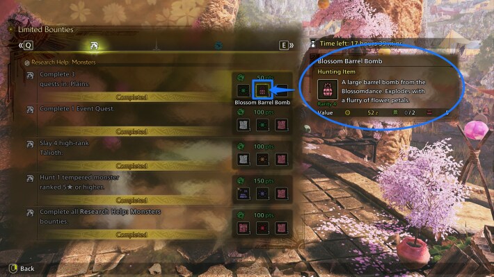 Monster Hunter Wilds (MH Wilds) - Limited Bounty Rewards
