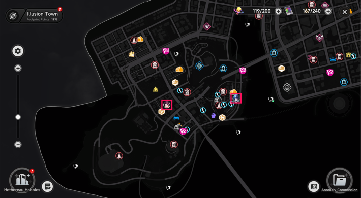 NTE Memory Theater Icon on the Map