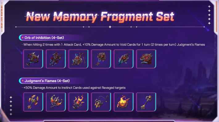 Chaos Zero Nightmare Memory Fragments Set Image