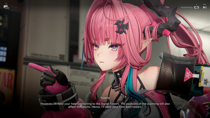 Arknights Endfield Undying Cinders Talking to Yvonne