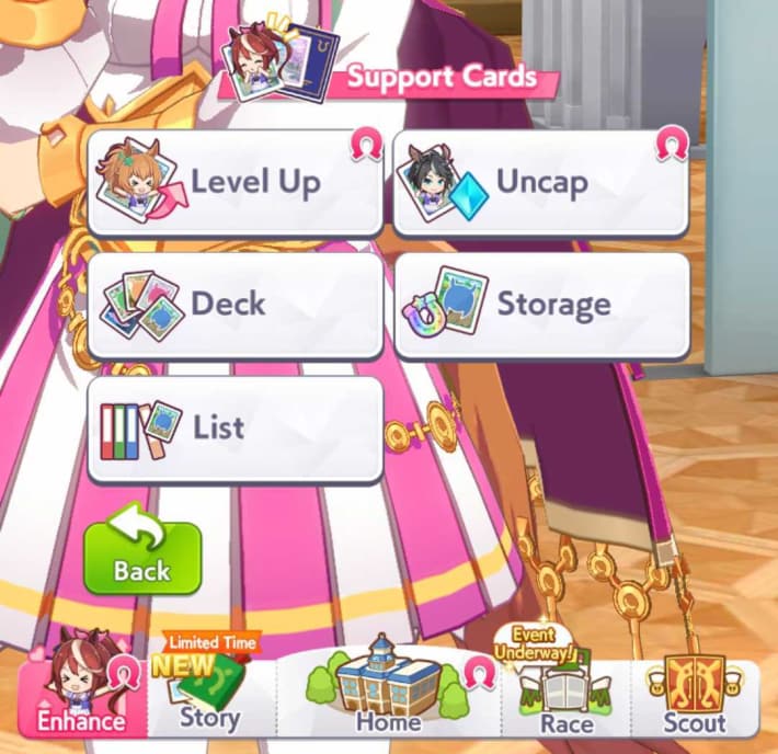 Support Card Enhancement