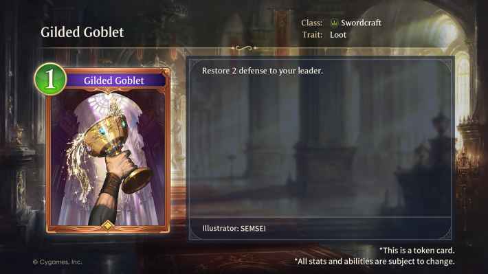 Gilded Goblet