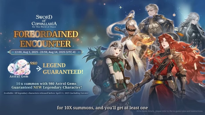Sword of Convallaria (SoC) - Foreordained Encounter
