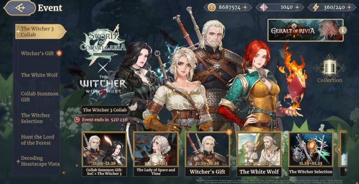 Sword of Convallaria (SoC) - Witcher 3 Collab