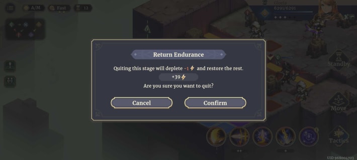 Sword of Convallaria (SoC) - Endurance Refund