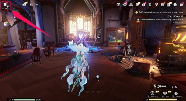 Duet Night Abyss Friends Menu